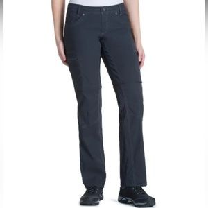 Kuhl Kliffside Convertible Women's Pants Charcoal Gray Size 4 Reg